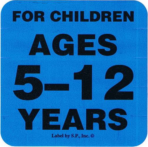 Age Group 5-12 Labels